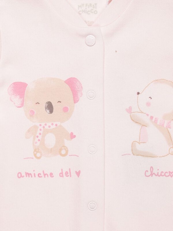Printed Babysuit-Front Opening image number null